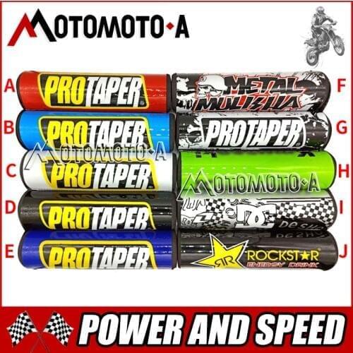 Round handlebar Bar Pad 7/8 Bike Motorcycle Cross Chest protector Grips For CRF YZF KTM RMZ DRZ WRF Motocross DirtBike ATV Quad