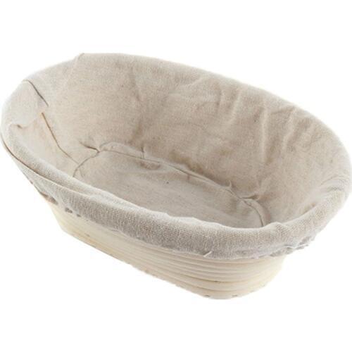 3 Sizes Oval Dough Banneton Brotform Rattan Bread Proofing Baskets