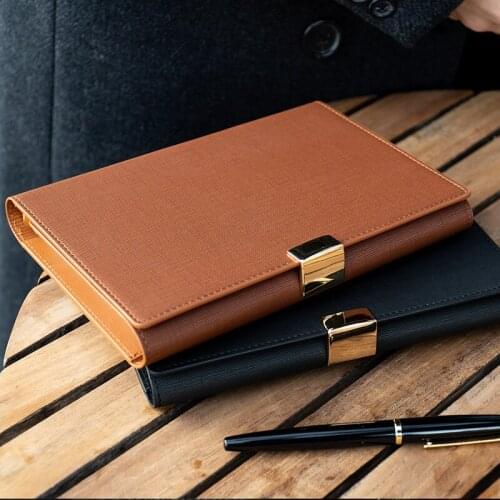 Small Fresh Portable Planner A6 Small Notepad Luxury Business Company Customized Logo Loose Leaf A5 Notebook Advertising Gift
