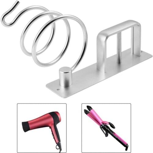 Reusable Aluminum Alloy Flat Irons Curling Wands Hanger for Shower Room