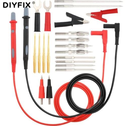 Multifunctional Digital Multimeter Pen Set With Pure Copper Wire, A Variety Of Table Pens Tips, Extra-Point, Extra-Fine Nibs