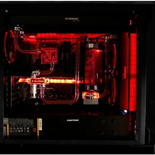 BARROW Liquid Cooling Kit use for PHANTEKS 515E Case 360mm Radiator+CPU Block+GPU Block+Pump+Reservoir+RGB Strip+Fan Water Cool