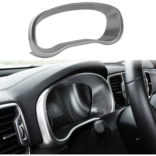 For KIA Sportage 4 2016 2017 2018 2019 2020 Car Interior Dashboard Instrument Panel Screen Frame Cover Trim Sticker Accessories