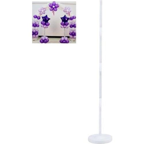 Plastic Balloon Arch Column Stand with Base Kits Wedding Birthday Party Decor