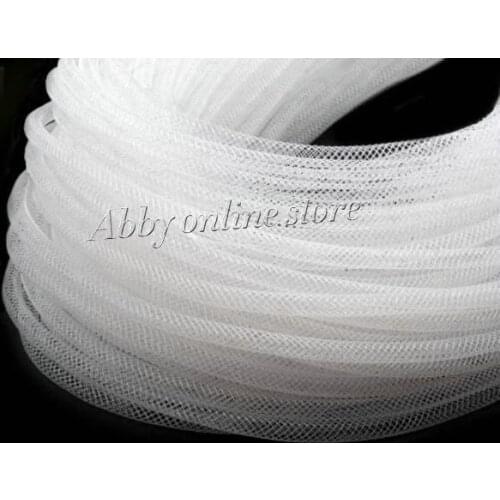 Diameter 4mm Bracelet Mesh Cord Tubing Tube Plastic Net Thread Cord String DIY Jewelry Making Cord Findings