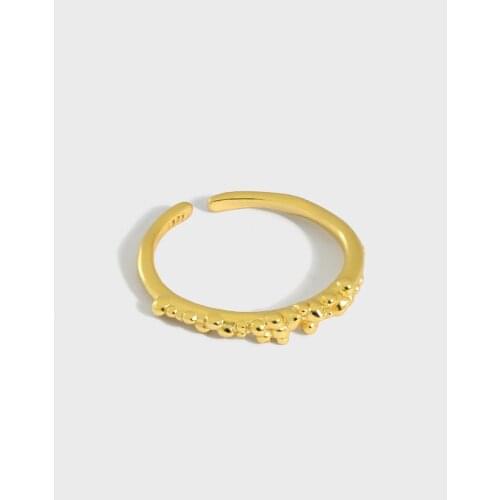 SHANICE ins niche designer Real 925 Sterling Silver Open Thin Ring for Women Ladies Girls Fine Jewelry Accessories