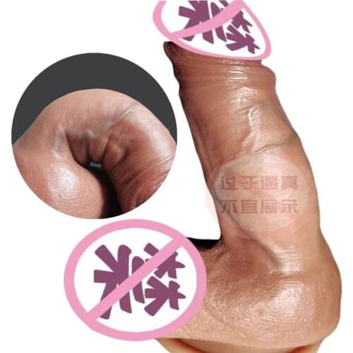 Silicone Skin Feeling Big Dick Realistic Dildo For Women G Spot Stimulate Soft Penis Females Masturbation Adult Lesbian Sex Toys