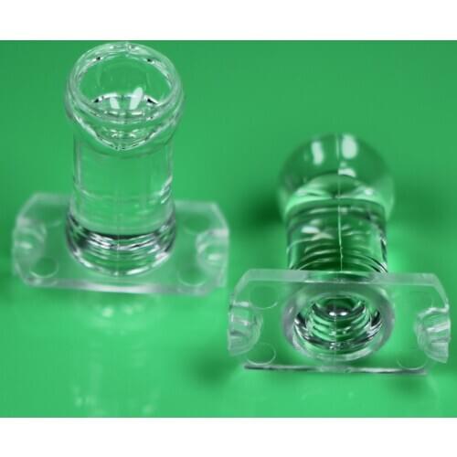 LED crystal light guide column lens LED light guide column high power lens bulb M10 candle lamp lens lampshade