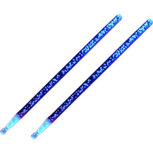 Glowing Personalized Colorful Acrylic Drumstick Bright LED Light Up Drumsticks Blue Green Yellow For Band Performance Effect
