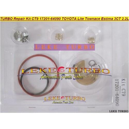 TURBO Repair Kits rebuild kit of CT9 17201-64090 1720164090 For TOYOTA Lite Townace Town ace Estima Emina Lucida 3CTE 3C-T 2.2L