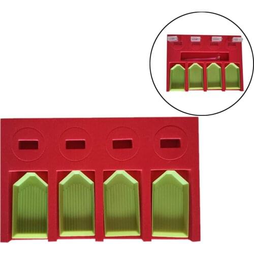 15/30/60/80 Bottles 5D Diamond Painting Accessories Tools Storage Box Diamond Painting Tools Carry Case Bead Container Hand Bag