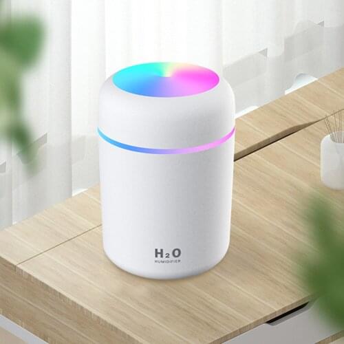 300ml Aroma Diffuser Aromatherapy Humidifiers Gift Car Purifier Aroma With Romantic Light Dazzle Cup 1PC Mini Air Humidifier