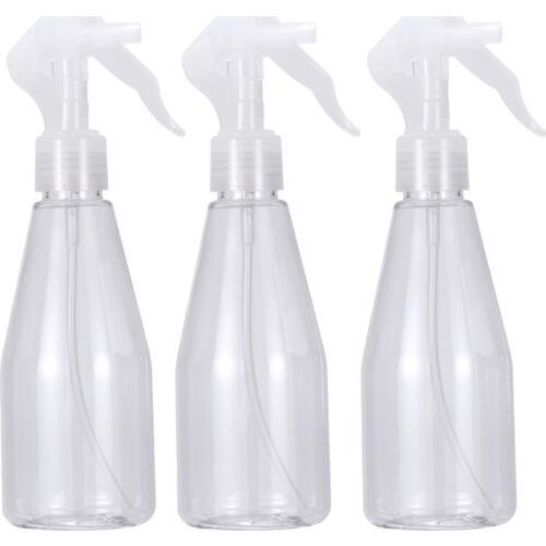 3pcs 200ml Plastic Spray Bottle Transparent Makeup Moisture Atomizer Pot Mist Sprayer Bottles Hair Hairdressing Tools