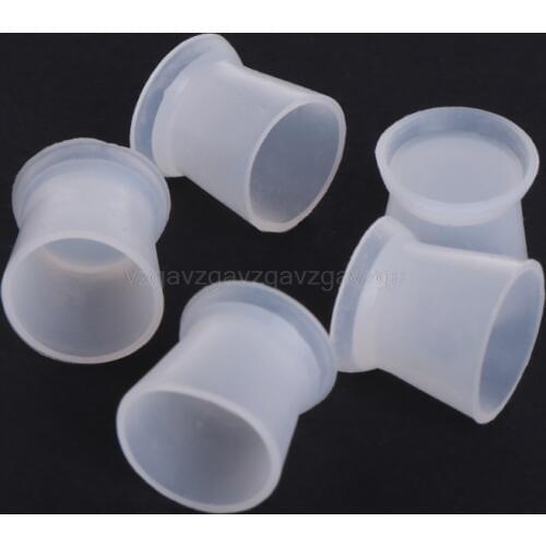 5 Pcs Silicone Cup Tattoo Ink Color Pigment Makeup Permanent Cosmetic Mold Caps D11 dropship