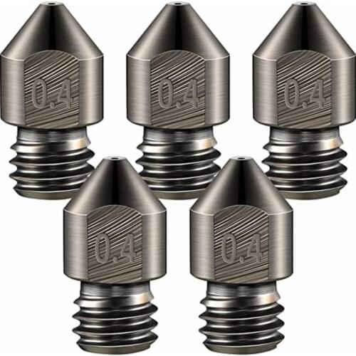 3D Printer Parts MK7 MK8 Steel Mold Super Hard Nozzle M6 Threaded Corrosion-Resistant 1.75mm For Ender 3 CR10 Ender 3 PRO