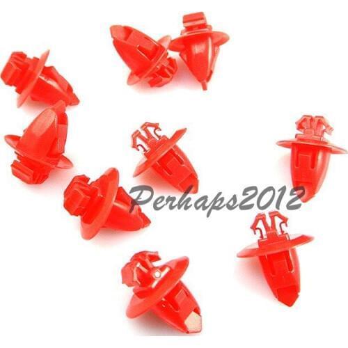 500x for HighlanderLand Cruiser Tacoma & Tundra 2001On Fender Bumper Clip Nylon Retainer Red 90904-67037