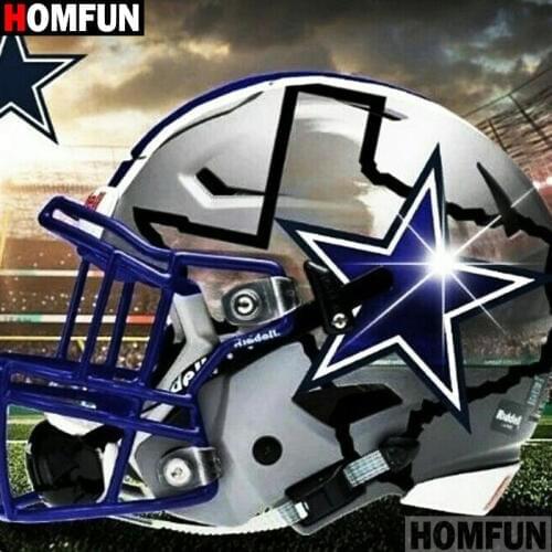 HOMFUN Full Square/Round Drill 5D DIY Diamond Painting "Helmet landscape" 3D Embroidery Cross Stitch 5D Home Decor A16738