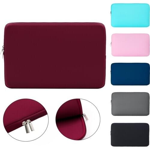 Rainyear Laptop Zipper Bag Sleeve Case 11,13,14,15,15.6 Inch Tablet Cover Notebook Bag For Macbook Air Retina Protective Case