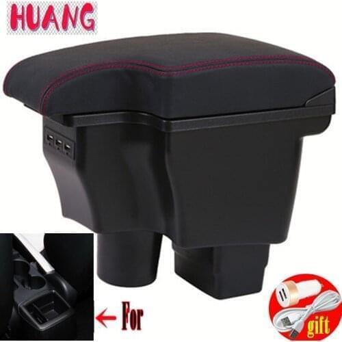 For mazda CX-3 Armrest Retrofit For mazda 2 skyactiv version cx3 CX-3 Car Armrest Storage box car accessories Charging with USB