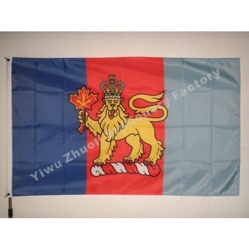 Canada Commander In Chief Unit Banner Flag 150X90cm (3x5FT) 120g 100D Polyester Double Stitched High Quality Free Shipping