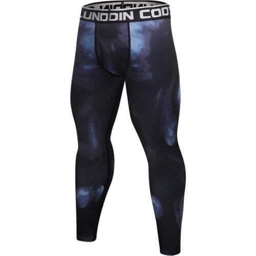 Guangzhou Athletic Compression Running Leggings Fitness Muscle Mens Gym Training Sportwear