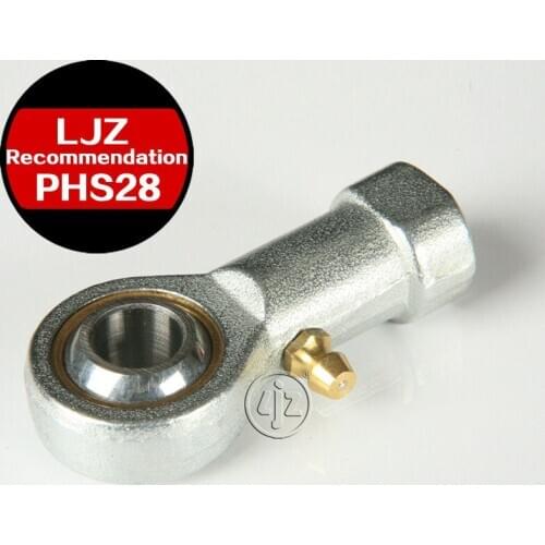 Lubricant type Rod ends Bearings M27*2 Right and Left hand thread 28mm bore 1 Pieces/lot