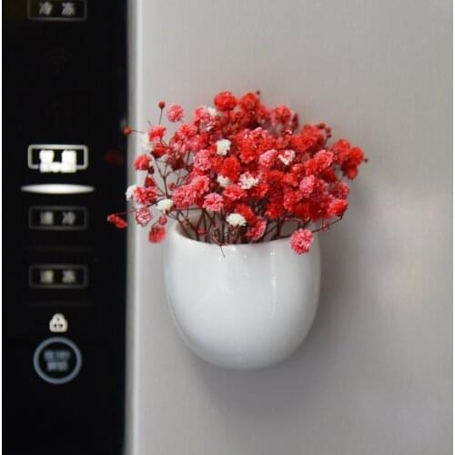 Fridge Magnets Flower Magnet Fridge Magnet Magnetic Sticker Creative Wall Decoration Gift