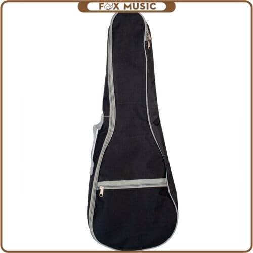 Soprano Portable Ukulele Bag Four String Guitar Single Shoulder Black Ukulele Accessories