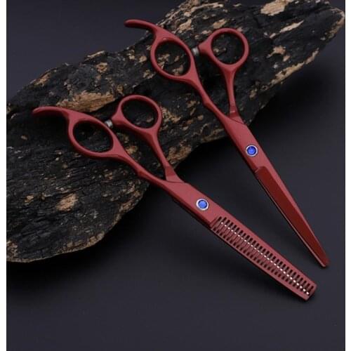 Hair Scissors 6.0 inch Pro Hairdressers Hair Scissors 440C Barbers Cutting Scissors Thinning Shears Hair Clipper Shears Haircut