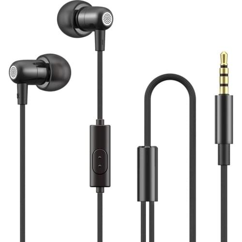 Wired Headphones Bass Stereo 3.5mm Earbuds Sports Waterproof Earphone Music Headsets with Microphone Hands Free for Video Game