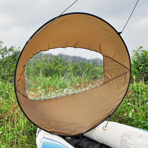 Foldable Kayak Rowing Boat Wind Sail Easy-using Summer Surfing Wind Paddle Folding Transparent Canoe Kayak Sail for Surfing