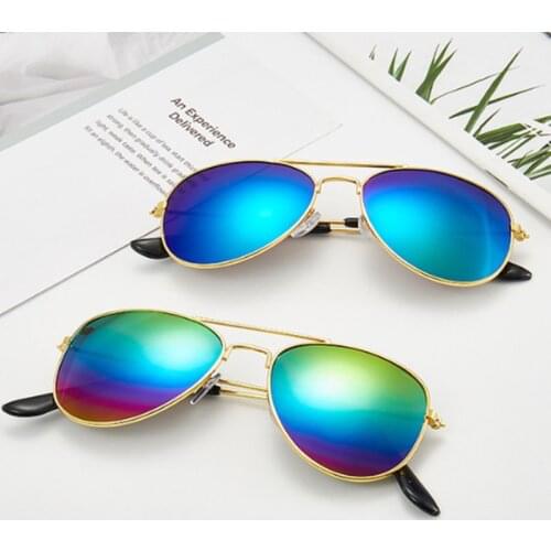 The pilot Fashion 2021 Baby Kids Sunglasses Boys Girls Children Sunglasses Uv400 Oculos De Sol Feminino