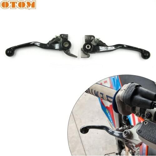 OTOM Motorcycle Handle Universal Motocross Clutch Drum Brake handlebar Lever Pit Bike Grip Parts For KTM Husqvarna SXF EXC FC TE