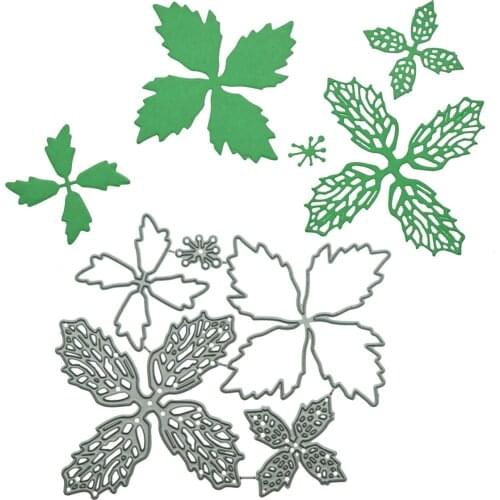 Windmill-like 4-Petal Flower Pattern Metal Cutting Dies Scrapbooking Cutter For Clipart Decorating Punch Stencil