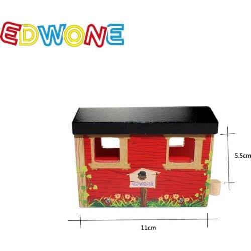 Paint House Tunnel Thom as Wooden Train Track Railway Accessories DIY Track Compatibel All Wood Train Tracks Biro Fun At Home