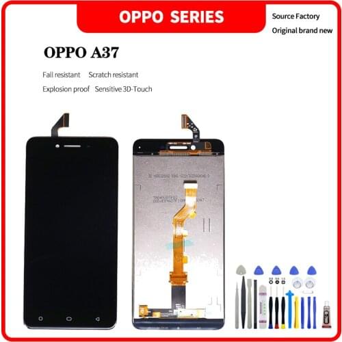 LCD For oppo A37 LCD Display Touch Screen Digitizer Assembly For oppo A37 Screen with Disassembly tools