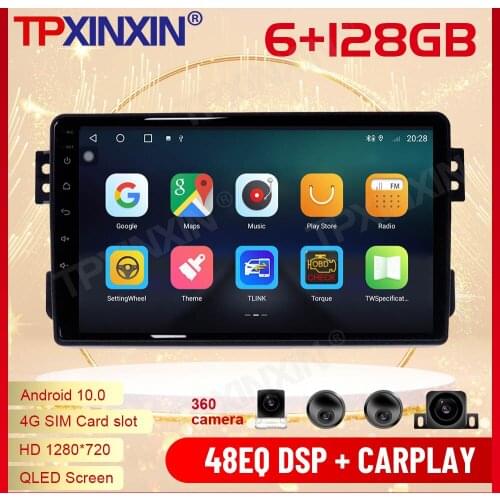 2 Din Carplay Android Radio Receiver Multimedia For OPEL Agila SUZUKI Splash Ritz 2015 2016 2017 2018 2019 202 GPS BT Head Unit