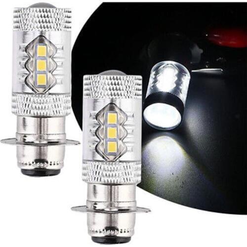 2pcs DC12V H6 80W 6000K Motorcycle Led Headlights Head Lamps Bulbs High Brightness Led Fog Light