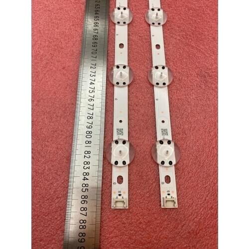 2pcs/set LED backlight strip for LG 43LJ622V 43uj6525 43uj6565 43UJ675V 43UJ655V 43UJ651V 43UJ670V 43LV340C 43LJ610V V17 43 ART3