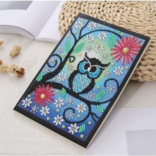 SNA Diamond Embroidery notebook New style 2020 Diary Book Sale DIY Crystal full drill diamond painting mosaic round rhinestone