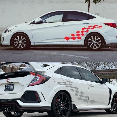 Car Racing Sports Sticker Auto Vinyl Decal for BMW E46 E60 E90 F30 F10 Audi A4 A3 Peugeot Renault Ford Focus 2 3 Car Accessories