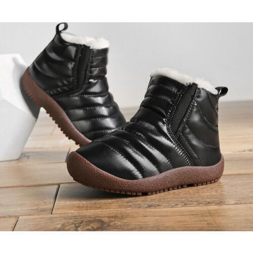 2020 Winter Boots Girls Waterproof Snow Shoes Kids Toddler Keep Warm Children For Girl Boys Boots Ankle Winter Baby Shoe Buty