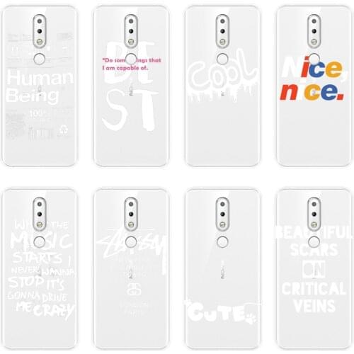 Phone Cases For Nokia 7.1 6.1 5.1 3.1 2.1 Plus Cool Quotes White Cute Nice Text For Nokia 3.2 4.2 Silicone Case Soft Back Cover