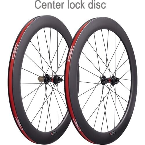Road Center lock Disc brake 700C 25mm wide 24/30/38/40/50/60/88mm Clincher Tubular tubeless Bicyle carbon wheels Cyclocross