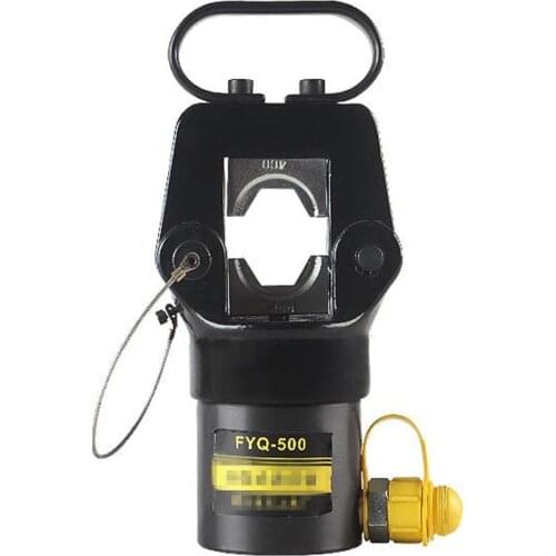 FYQ-500 Split-type hand hydraulic clamp with a set of dies and a CP-700hand pump