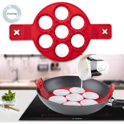 Homies Fried Egg Pancake Pancake Maker Nonstick Cooking Tool Round Heart Pancake Maker Egg Cooker Pan Flip Eggs Mold Kitchen