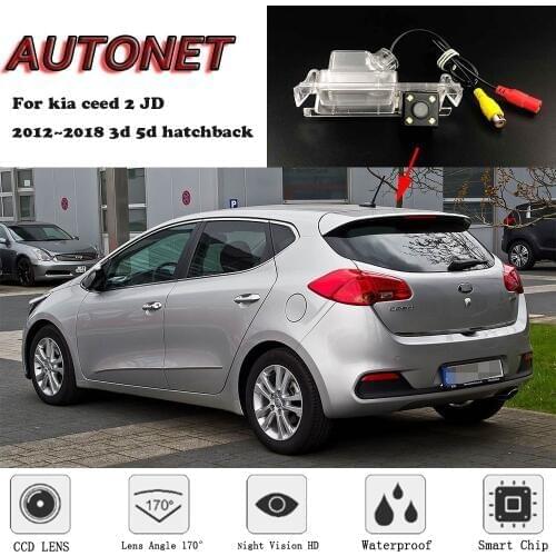 AUTONET Backup Rear View camera For kia ceed 2 JD 2012~2018 3d 5d hatchback Night Vision/license plate camera/parking Camera