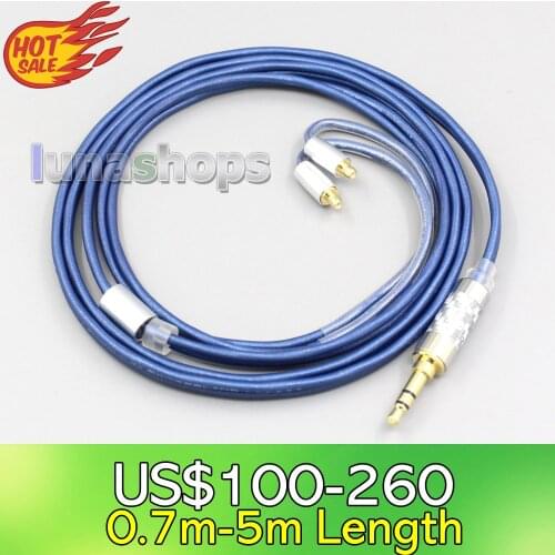 LN007020 High Definition 99% Pure Silver Earphone Cable For Acoustune HS 1695Ti 1655CU 1695Ti 1670SS