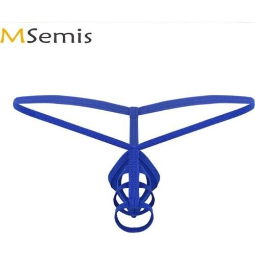 Men Erotic Open Crotch Gay Mini Tanga Thong Hombre G-String Lingerie Sexy Low Rise T-back Bikini Briefs Sissy Crotchless Panties