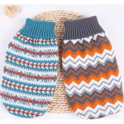 Pet Dog Clothes Sweater Autumn Winter Pet Knitted Pullover For Small Dogs Cats Warm Dog Clothes Warm Cats Coat Pet Costume